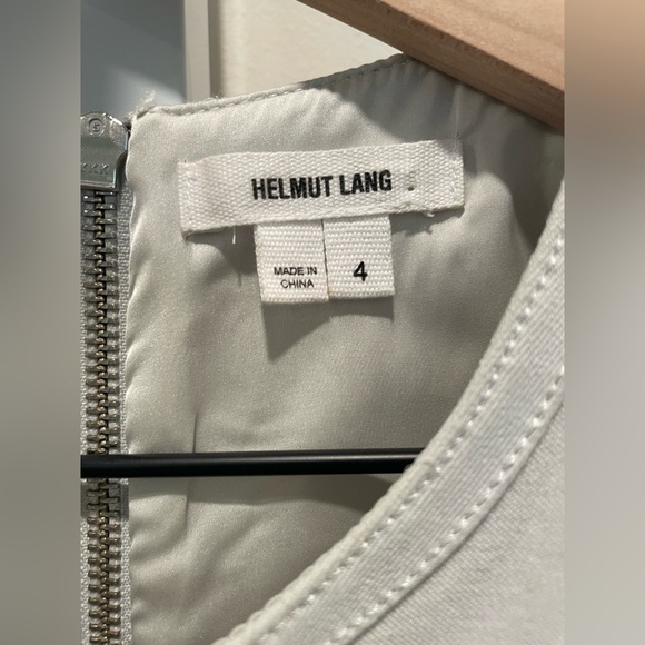 Helmut Lang Prism Compress Twill Sleeveless Dress Size 4 - Picture 5 of 11